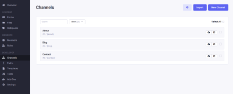 ExpressionEngine Channel Manager