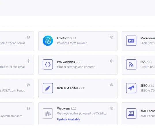 ExpressionEngine Add-ons