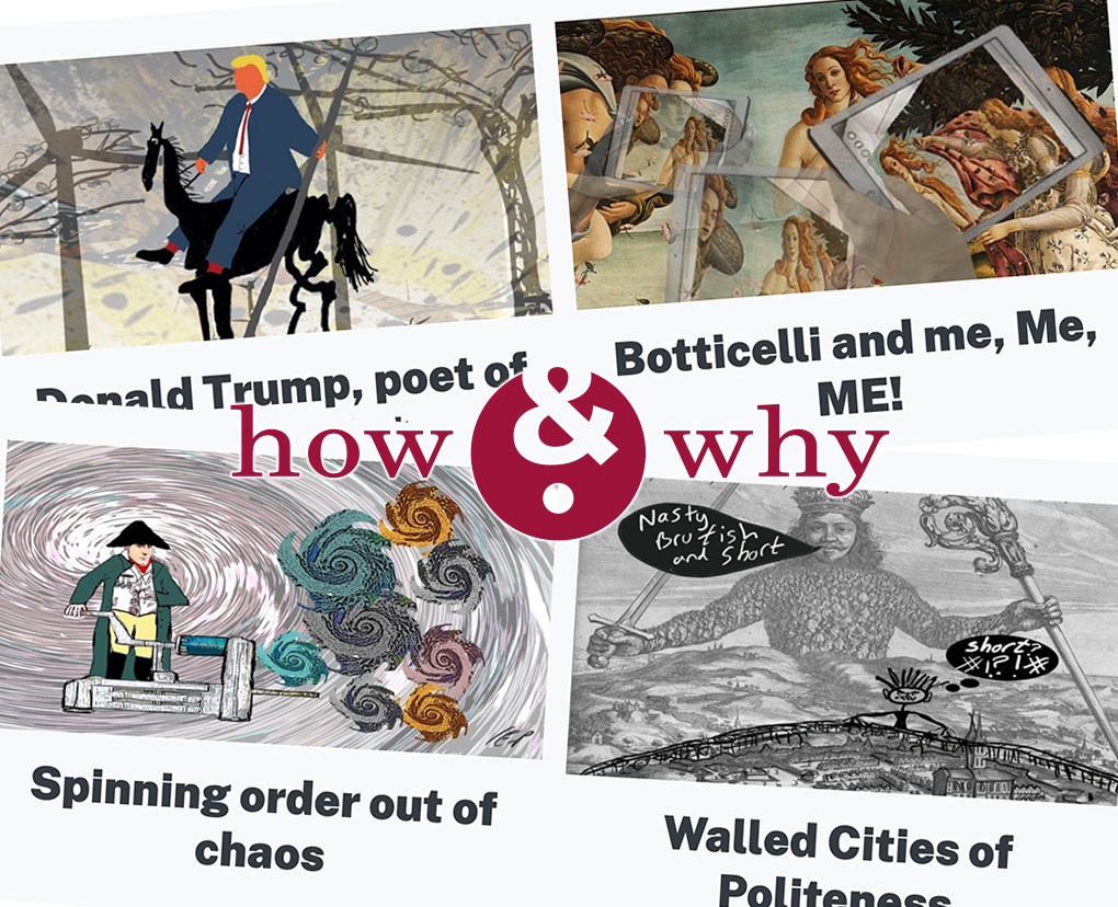 How and Why home page showing a selection of articles