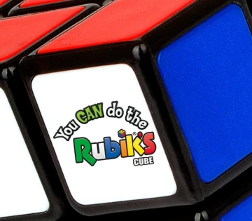 Closeup of a Rubik's Cube