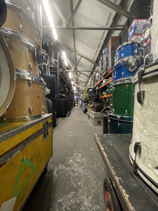 Photo of the London Drum Company warehouse