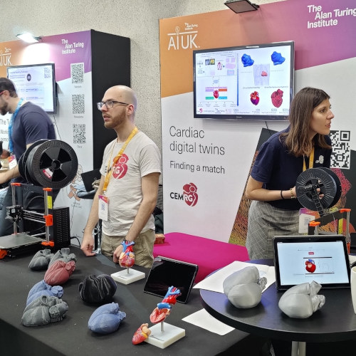 The Cardiac Digital Twins exhibition stand