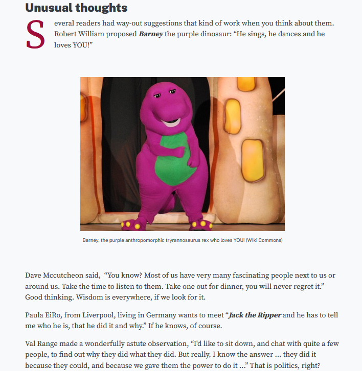 Extract from an article page